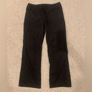 Scrubstar Womens MEDIUM BLACK Cargo Scrub Pants
